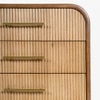 Linn Solid Wood Chest of Drawers in Brown Colour