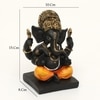 Bhupati Polyresin Figurine in Black Colour