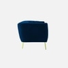 Grace Fabric Sofa (Navy Blue)