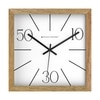 Wooden Wall Clock with 10–30–50 Contemporary Numeric Design