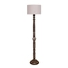 Devansh Wooden Floor Lamp