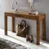Brindley Sheeham Wood Console Table in Provincial Teak Finish With 1 Drawer