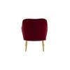 Ellie Accent Chair in Maroon Colour