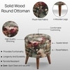 Miles Solid Wood  Ottomon in  Multicolor Colour