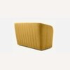 Candler Fabric Sofa (Yellow)