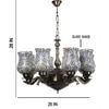 Devansh Gold Antique Wall Mounted Lamp With Black  Cotton Shade