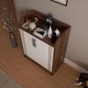 Nextstep 2 Door Metal Floor Cabinet Noce Lyon