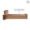 Vienta Engineered Wood Single  Size Bed With Box Storage (Brentwood Oak Brown Finish)