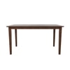 Monterey 6 Seater Dining Set with 1 Bench and 4 Chairs (Rubberwood, Dark Cappuccino Finish)