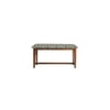 Orvian Solid Wood Bench In Provincial Teak Finish