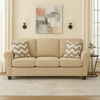 Sehran 3 Seater Sofa In Fabric Cream Color