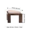 Nashville Sheesham Wood Accent Coffee Table Set With 4 Stools In Provincial Teak Finish With Beige Velvet Cushions