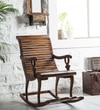 Rajasthani Solid Wood Rocking Chair in Provincial Teak Colour