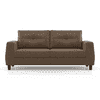 Edward 3 Seater Fabric Sofa (Mocha Brown)