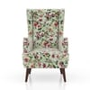 Genoa Wing Chair In Clara Velvet Colour
