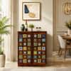 Rangrez Small Sheesham Wood Bar Cabinet in Honey Oak Finish
