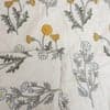 Cream Floral Comforter Quilted Cotton Feel 300 Gsm Single Bed 240 X 160 Cms