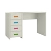 Casablanca Kids Multicolor Study Desk with 4 Drawers in Ivory Colour