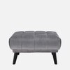 Brait Ottoman in Midnight Grey Colour
