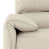 Leeroy Two Seater Leather Recliner Sofa in in Oyster White Colour