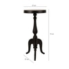 Markus Metal Side Table in Black Colour