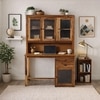 Wer Sheesham Wood  Study Table in Teak Finish