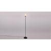 Joey Black Glass Shade Floor Lamp