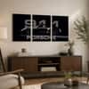 The Castle Decor Porsche 911 Black Luxury Car Wall Art Set of 3 20x30 Inch