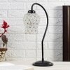 Multicolor Mosaic Glass Curvy Table lamp with Iron Base (EN16)