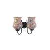 Oliver Multicolour Glass Wall Light
