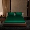 Stoa Paris 300TC UltrSatin Super King Bedsheet Set Satin Super Emerald Green