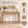 Aaranya Solid Wood Console Table in Natural Finish 178 cm