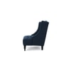 Denny Fabric Accent Chair in Blue Colour