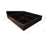 Aegiale Solid Wood Queen Size Drawer Storage Bed In Melamine Finish