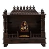 D'Dass Dark Polish Sheesham and Mdf Wooden Temple For Pooja In Home and Office