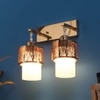 Eliante Modern Wall Lights Mild Steel & Glass Material Gold & White Finish