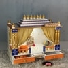 D'Dass White Sheesham and Mdf Wooden Temple For Pooja In Home and Office