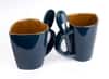 Blue Hug-in-a-Mug Premium Coffee Mug Set – Set of 2