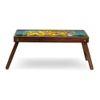 Breakfast Club Solid Wood Bookshelf and Serving Tray In Multicolour