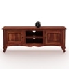 David Solid Wood TV Unit in Honey Finish