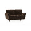Oxford 2 Seater Fabric Sofa in Dark Earth Colour