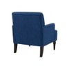 Terren Boucle Fabric Lounge Chair in Blue