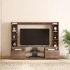 Celestin Engineered Wood Free Standing Regular Size Tv Unit In Classic Walnut