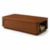 Bromley Sheesham Wood Chevron Coffee Table in Walnut Finish