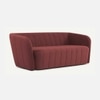 Candler Fabric Sofa (Pink)