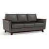 Corby Essential 3 Seater Fabric Sofa in Steel Colour