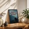 The Castle Decor Risk Is Better Than Regret Wall Art 8x12 Inch