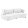 Henry Boucle 3 Seater Sofa in White  Color