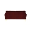 Angle Fabric Sofa (Maroon)