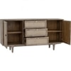 Scandinavian Forres Sideboard Natural Wood Finish